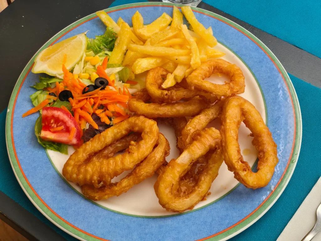 Calamares a la Plancha o Andaluz